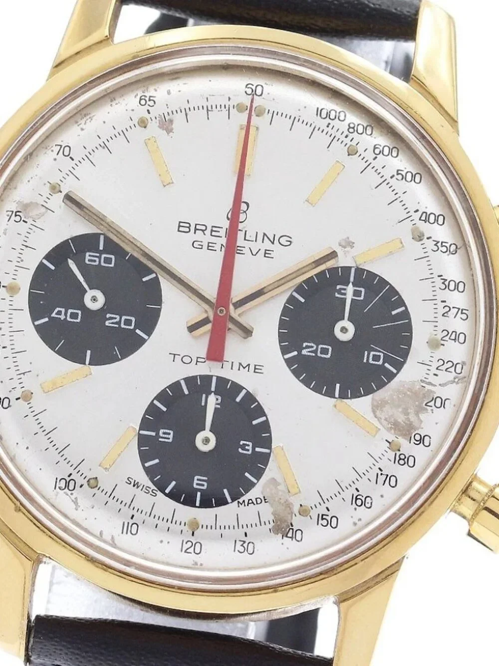 BREITLING Top time 810 Chronograph Small Seconds Hand Winding Men's Watch_968320